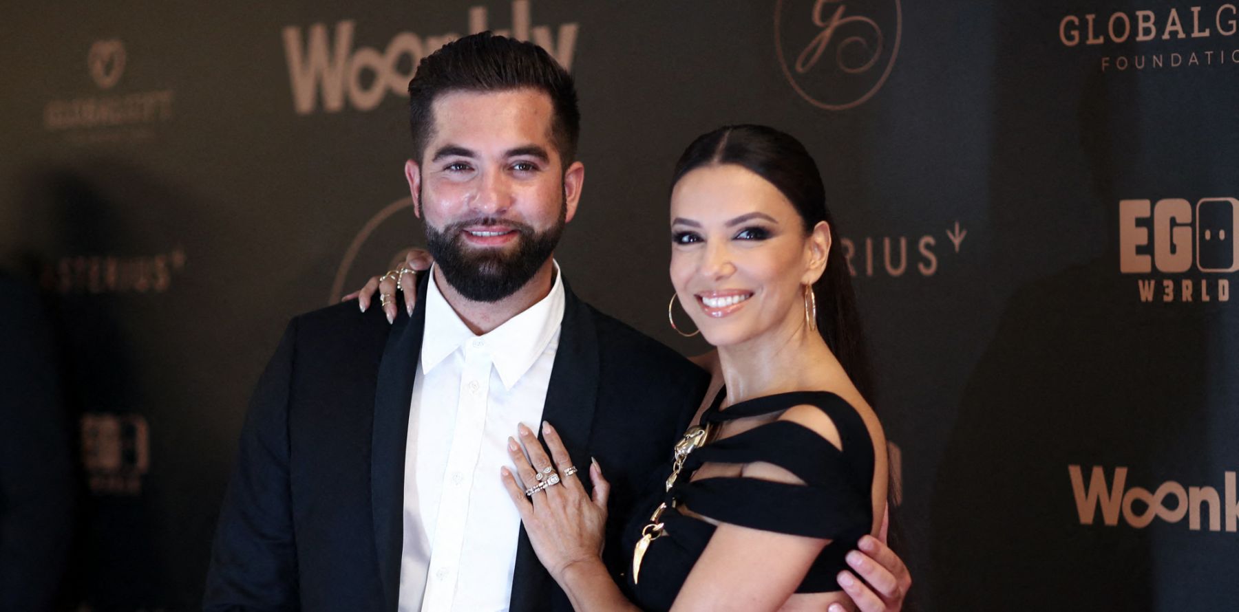 Kendji Girac Et Eva Longoria Eva Longoria et Kendji Girac complices devant de sublimes Miss France au  Global Gift - Purepeople