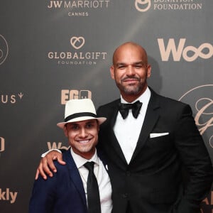 Amaury Nolasco, Kendji Girac, Eva Longoria, Nicky Jam, Maria Bravo, guest - Photocall du Global Gift Gala lors du 75ème Festival International du Film de Cannes le 19 mai 2022. © Tiziano Da Silva / Bestimage