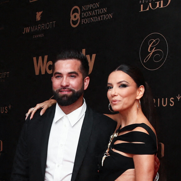 Kendji Girac, Eva Longoria - Photocall du Global Gift Gala lors du 75ème Festival International du Film de Cannes le 19 mai 2022. © Tiziano Da Silva / Bestimage