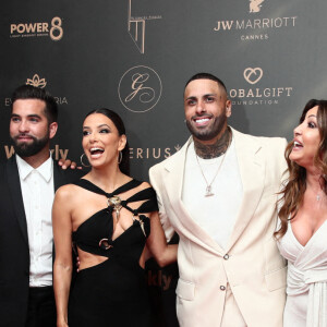 Amaury Nolasco, Kendji Girac, Eva Longoria, Nicky Jam, Maria Bravo, guest - Photocall du Global Gift Gala lors du 75ème Festival International du Film de Cannes le 19 mai 2022. © Tiziano Da Silva / Bestimage