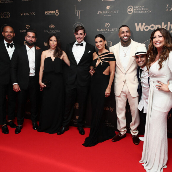 Amaury Nolasco, Kendji Girac, Eva Longoria, Nicky Jam, Maria Bravo, guest - Photocall du Global Gift Gala lors du 75ème Festival International du Film de Cannes le 19 mai 2022. © Tiziano Da Silva / Bestimage