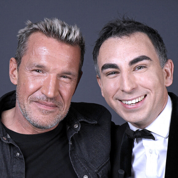 Benjamin Castaldi et Jordan de Luxe , lors de l'enregistrement de l'émission "Chez Jordan" à Paris. Le 11 mai 2022 © Cédric Perrin / Bestimage