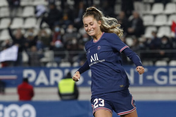 Jordyn Huitema (PSG) - Match de Ligue Des Champions "PSG - Breidablik (6-0)" à Paris, le 16 décembre 2021.