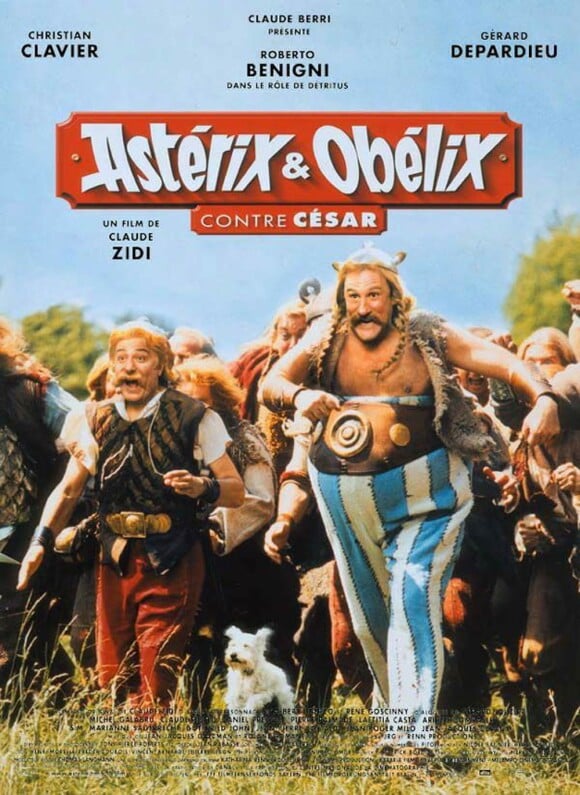 L'affiche d'Astérix et Obélix contre César.