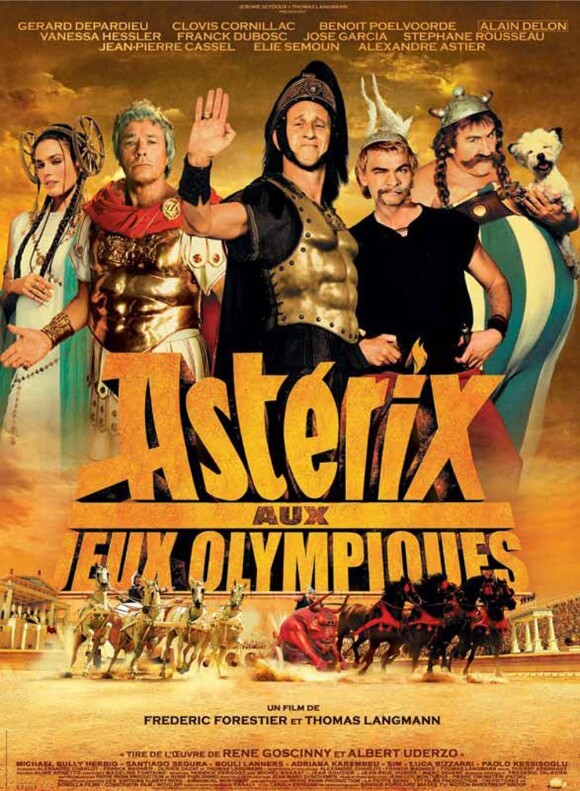 L'affiche d'Astérix et Obélix aux Jeux Olympiques.