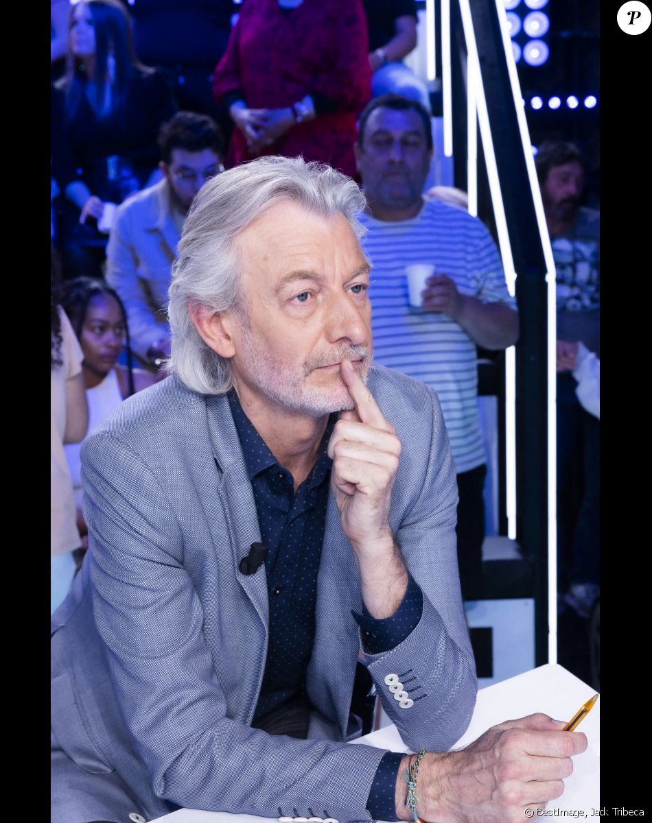 Exclusif - Gilles Verdez - Enregistrement de l'émission "TPMP (Touche Pas à Mon Poste)", présentée par C.Hanouna et diffusée en direct sur C8 le 21 avril 2022 © Jack Tribeca / Bestimage