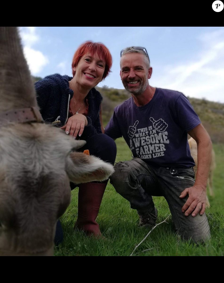 Carole de "L'amour est dans le pré" et son compagnon Steve