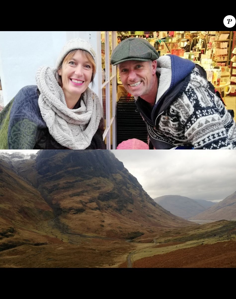 Carole de "L'amour est dans le pré 2017" et son fiancé Steve en Ecosse, le 20 novembre 2019