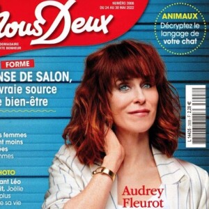 Retrouvez l'interview intégrale d'Audrey Fleurot dans le magazine Nous Deux, n°3908, du 24 mai 2022.