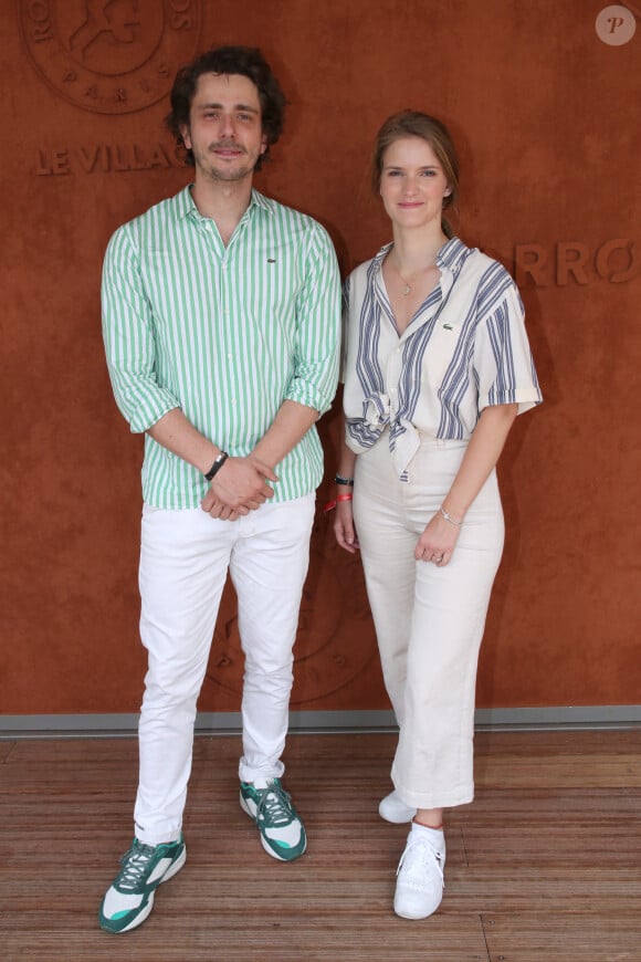 Guillaume Pley et Marion Thorin au village (Jour 3) lors des Internationaux de France de Tennis de Roland Garros 2022, à Paris, France, le 24 mai 2022. © Bertrand Rindoff/Bestimage