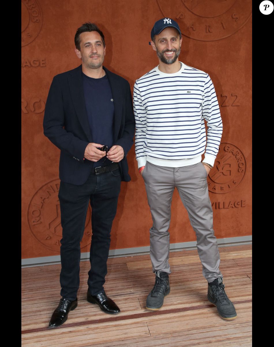Vincent Giovanni et Arié Elmaleh (réalisateurs) au village (Jour 3) lors des Internationaux de France de Tennis de Roland Garros 2022, à Paris, France, le 24 mai 2022. © Bertrand Rindoff/Bestimage