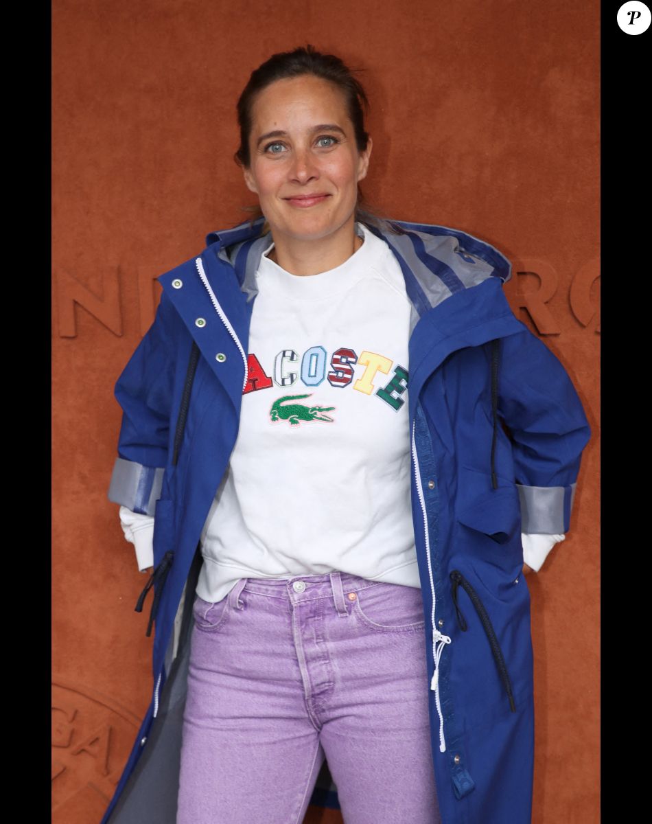 Julie de Bona au village (Jour 3) lors des Internationaux de France de Tennis de Roland Garros 2022, à Paris, France, le 24 mai 2022. © Bertrand Rindoff/Bestimage