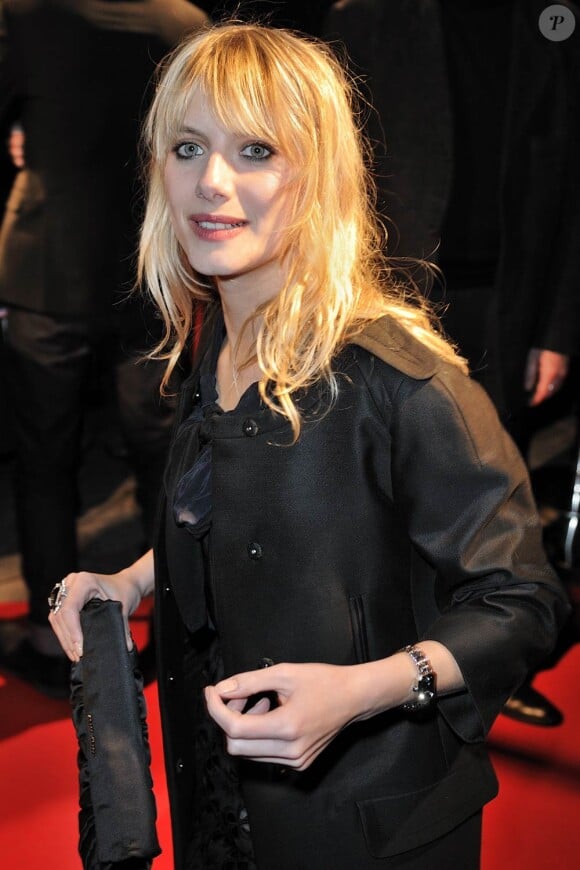 La jolie Mélanie Laurent, à l'occasion de l'avant-première de la comédie I love you Phillip Morris, qui s'est tenue à la Cinémathèque Française, dans le quartier de Bercy, à Paris, le 1er février 2010.