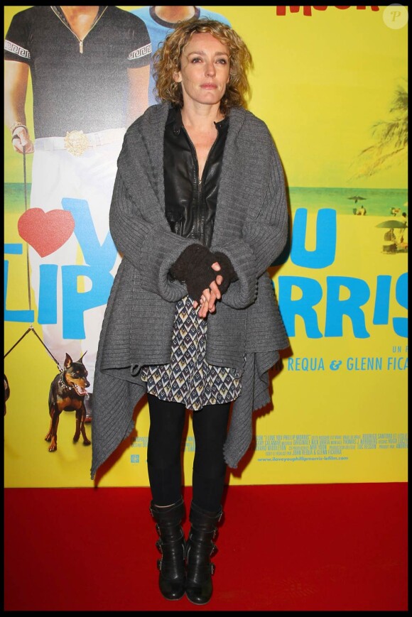 Juliette Arnaud, à l'occasion de l'avant-première de la comédie I love you Phillip Morris, à la Cinémathèque Française, à Paris, le 1er février 2010.