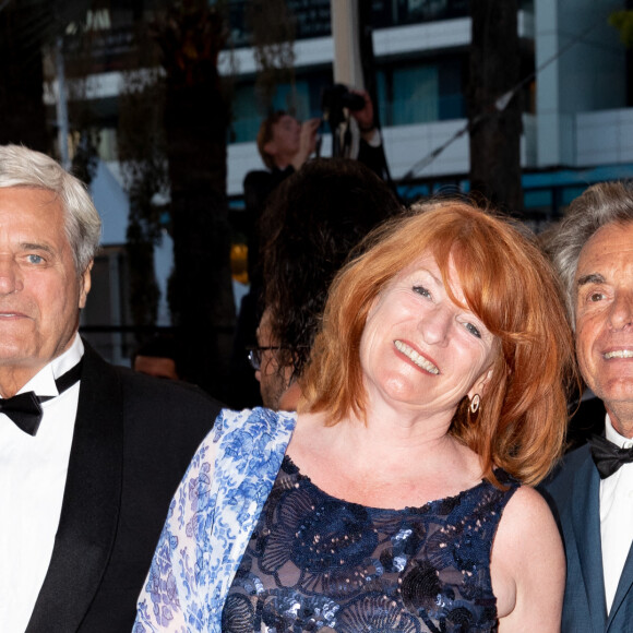 Muriel Mayette-Holtz et son mari Gérard Holtz - Montée des marches du film " Mascarade " lors du 75ème Festival International du Film de Cannes. Le 27 mai 2022 © Cyril Moreau / Bestimage 