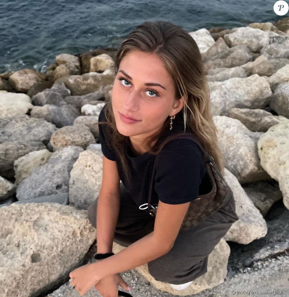 Sasha Nikolic, la fille du défunt Filip Nikolic, ex-chanteur du groupe 2Be3. Juillet 2021.
