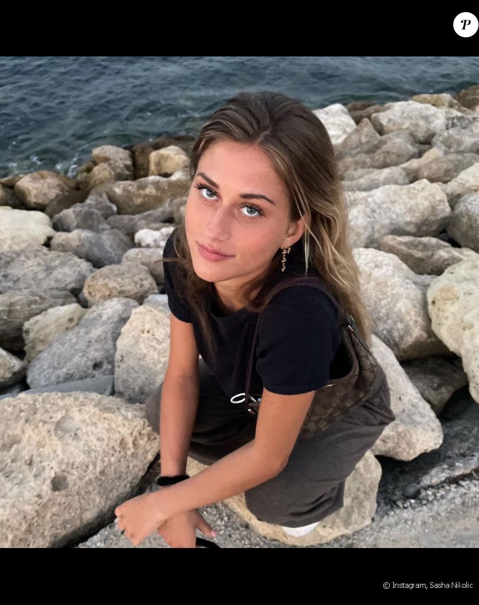 Sasha Nikolic, la fille du défunt Filip Nikolic, ex-chanteur du groupe 2Be3. Juillet 2021.