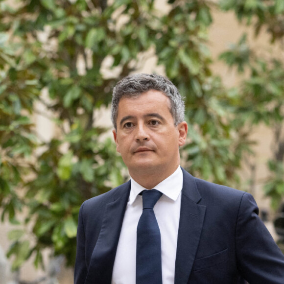 Le ministre de l'Intérieur, Gerald Darmanin - La Première ministre Élisabeth Borne réunit le gouvernement à Matignon pour "définir les feuilles de route des différents ministres et partager la méthode gouvernementale". Paris. Le 27 mai 2022