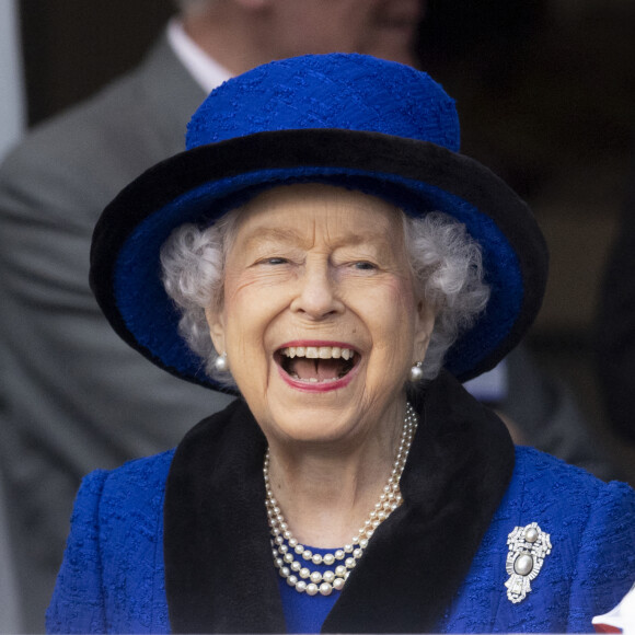 La reine Elisabeth II d'Angleterre lors des Champions Day à Ascot. Le 16 octobre 2021  16 October 2021. Queen Elizabeth II attends Champions Day at Ascot Racecourse.