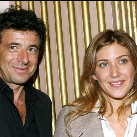 Patrick Bruel et sa femme Amanda Sthers - Générale de la pièce "Thalasso" au théâtre Hebertot le 8 octobre 2007