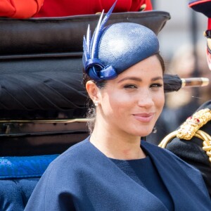 Meghan Markle, duchesse de Sussex - La parade Trooping the Colour 2019, célébrant le 93ème anniversaire de la reine Elisabeth II, au palais de Buckingham, Londres, le 8 juin 2019. 