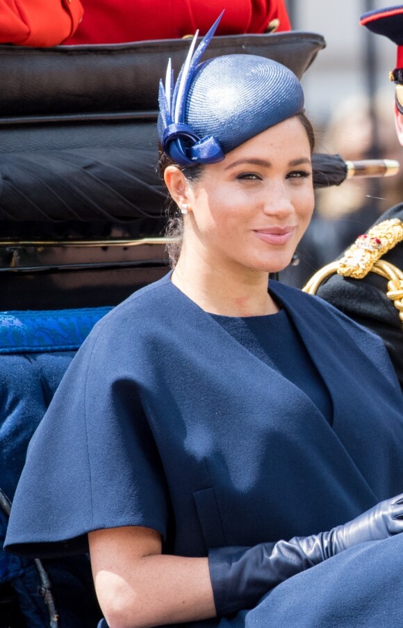 Meghan Markle, duchesse de Sussex - La parade Trooping the Colour 2019, célébrant le 93ème anniversaire de la reine Elisabeth II, au palais de Buckingham, Londres, le 8 juin 2019. 