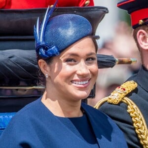 Meghan Markle, duchesse de Sussex - La parade Trooping the Colour 2019, célébrant le 93ème anniversaire de la reine Elisabeth II, au palais de Buckingham, Londres, le 8 juin 2019. 