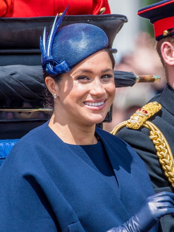 Meghan Markle, duchesse de Sussex - La parade Trooping the Colour 2019, célébrant le 93ème anniversaire de la reine Elisabeth II, au palais de Buckingham, Londres, le 8 juin 2019. 