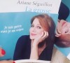 Ariane Séguillon et son livre "La grosse" sur Instagram. Le 12 avril 2022.
