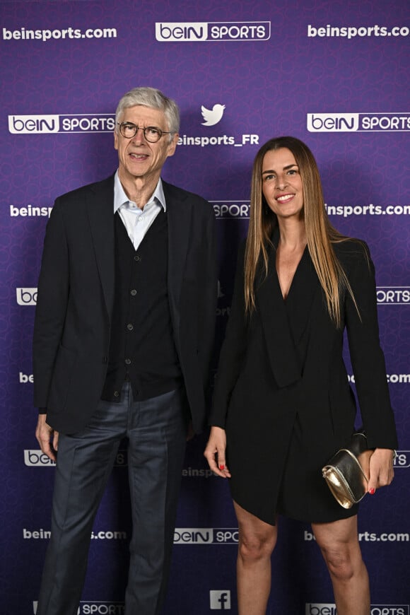 Exclusif - Arsène Wenger et Vanessa Le Moigne - Soirée du 10ème anniversaire de BeIn Sports à Paris le 1er juin 2022.