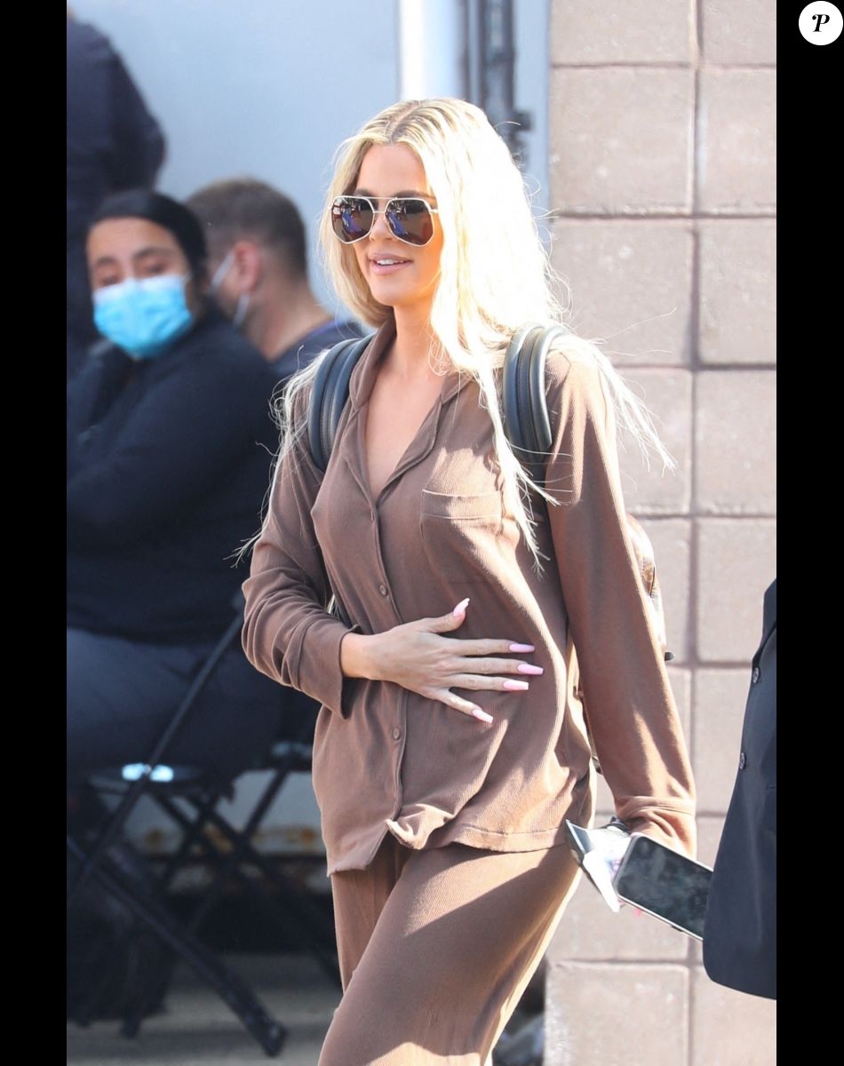 Khloe Kardashian walks the streets of New York.  