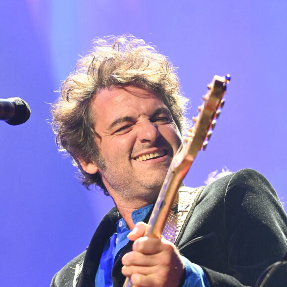 Matthieu Chedid (le chanteur M) - Concert de Vladimir Cosma pour ses "Inoubliables musiques de film" au Grand Rex à Paris. Le 15 octobre 2021. © Coadic Guirec / Bestimage