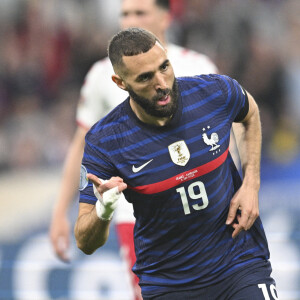 Joie des joueurs de l'équipe de France apres le but de Karim Benzema (France) lors du match de Ligue des nations opposant la France au Danemark au stade de France, à Saint-Denis, Seine, Saint-Denis, France, le 3 juin 2022. Le Danemark a gagné 2-1. © Jean-Baptiste Autissier/Panoramic/Bestimage 