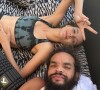 Joakim Noah et sa soeur Jénayé sur Instagram. Le 22 octobre 2021.