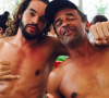 Joakim Noah pose avec son papa, Yannick Noah, sur Instagram.