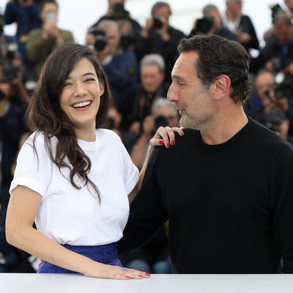Mélanie Doutey et Gilles Lellouche - Photocall du film "Le grand bain" au 71ème Festival International du Film de Cannes. © Borde / Jacovides / Moreau / Bestimage 