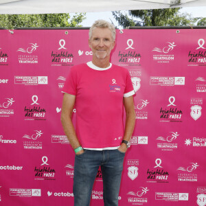 Denis Brogniart - 8ème édition du "Triathlon des roses" au Stade Français dans le domaine de Saint Cloud le 18 septembre 2021. © Marc Ausset-Lacroix/Bestimage