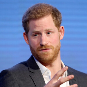 Le prince Harry lors du premier forum annuel de la Fondation Royale à Londres le 28 février 2018.