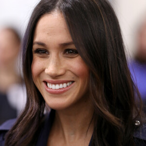 Meghan Markle lors du premier forum annuel de la Fondation Royale à Londres le 28 février 2018.