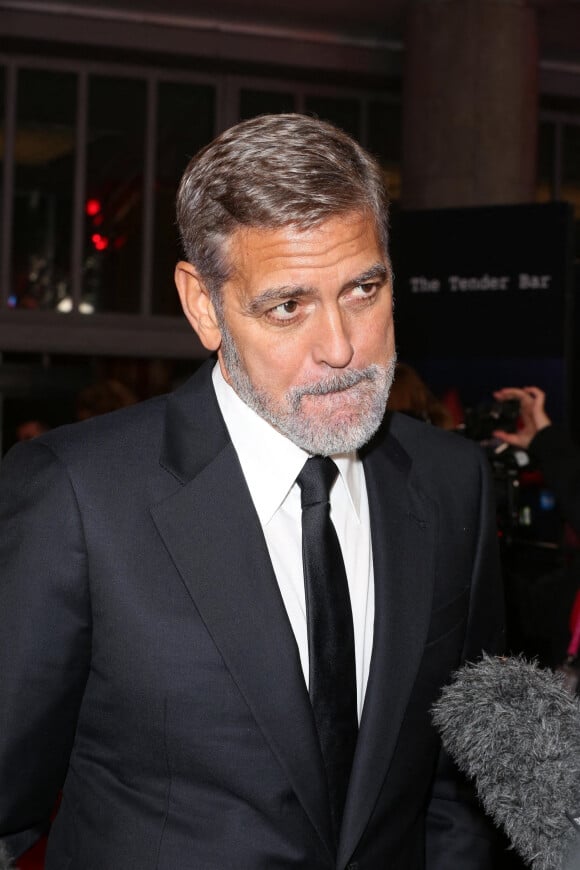 George Clooney à la première de "The Tender Bar" lors du festival du film de Londres (BFI), à Londres, Royaume Uni, le 10 octobre 2021. 