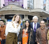 Amandine De Souza (Directrice BHV), Anggun, Mohamad Oemar - Inauguration de l'expostion "Indonésie : de Java à Bali" au BHV / Marais à Paris le 8 juin 2022. © Marc Ausset-Lacroix/Bestimage