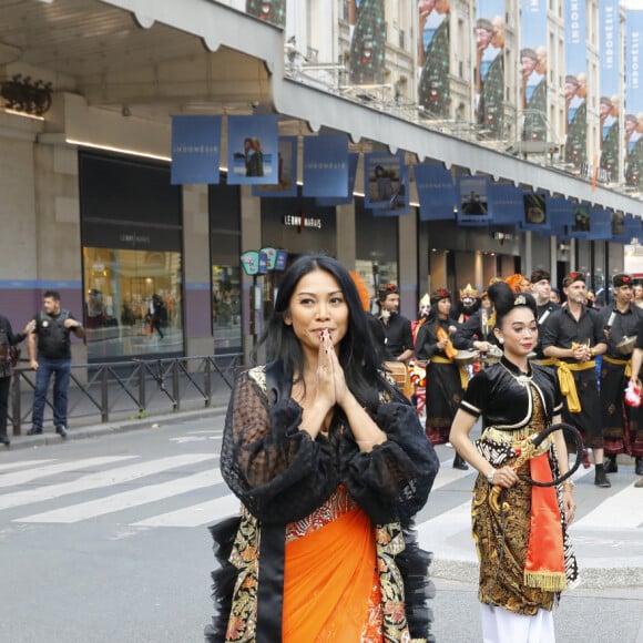 Anggun - Inauguration de l'expostion "Indonésie : de Java à Bali" au BHV / Marais à Paris le 8 juin 2022. © Marc Ausset-Lacroix/Bestimage