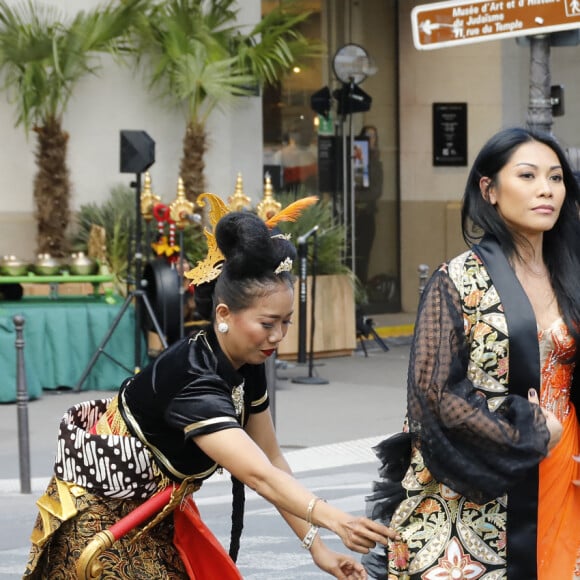 Anggun - Inauguration de l'expostion "Indonésie : de Java à Bali" au BHV / Marais à Paris le 8 juin 2022. © Marc Ausset-Lacroix/Bestimage