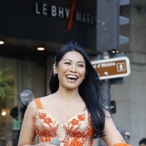 Anggun - Inauguration de l'expostion "Indonésie : de Java à Bali" au BHV / Marais à Paris le 8 juin 2022.  © Marc Ausset-Lacroix/Bestimage