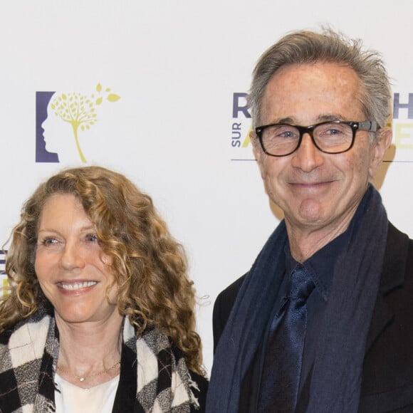 Thierry Lhermitte et sa femme Hélène - People au concert du 13ème Gala 2018 de l'Association pour la Recherche sur Alzheimer à la salle Pleyel à Paris le 12 février 2018. L'intégralité des bénéfices de cette soirée servira à financer la recherche sur la maladie d'Alzheimer. © Coadic Guirec-Pierre Perusseau/Bestimage
