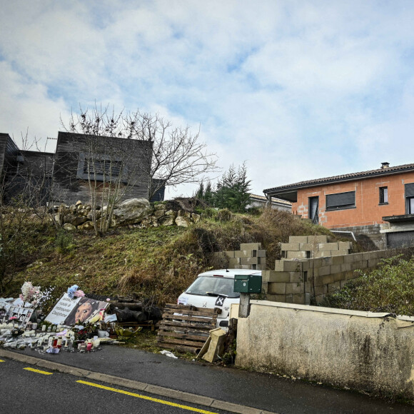 Vue générale de la maison de Delphine Jubillar à Cagnac les Mines, FRance, le 8 janvier 2022. © Thierry Breton/Panoramic/Bestimage 