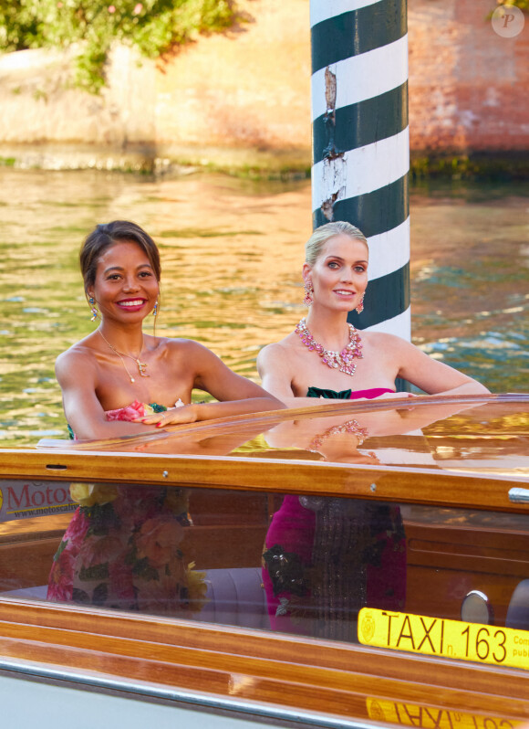 Lady Kitty Spencer - Arrivées à l'hôtel Excelsior à Venise, à l'occasion de l'événement Dolce & Gabbana. Le 28 août 2021