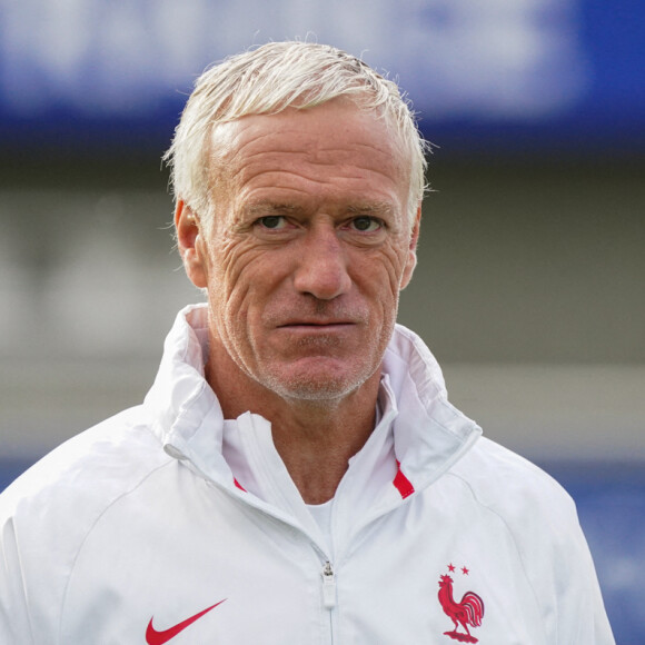 Didier Deschamps - Entrainement de l'Equipe de France A au Centre National du Football, à Clairefontaine-en-Yvelines.