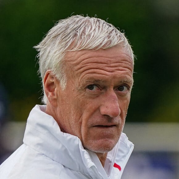 Didier Deschamps - Entrainement de l'Equipe de France A au Centre National du Football, à Clairefontaine-en-Yvelines.