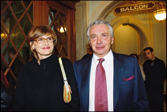 Michel Sardou au théâtre avec sa femme Anne-Marie Périer